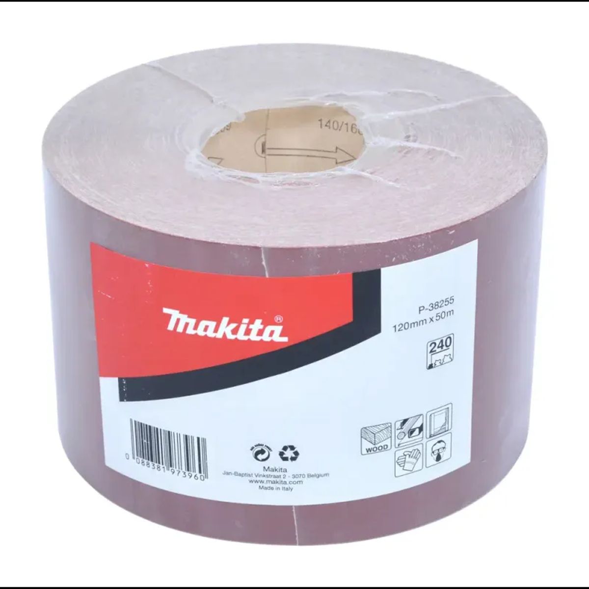 Makita Sandpapir Rulle 120mmx50m K240 - P-38255