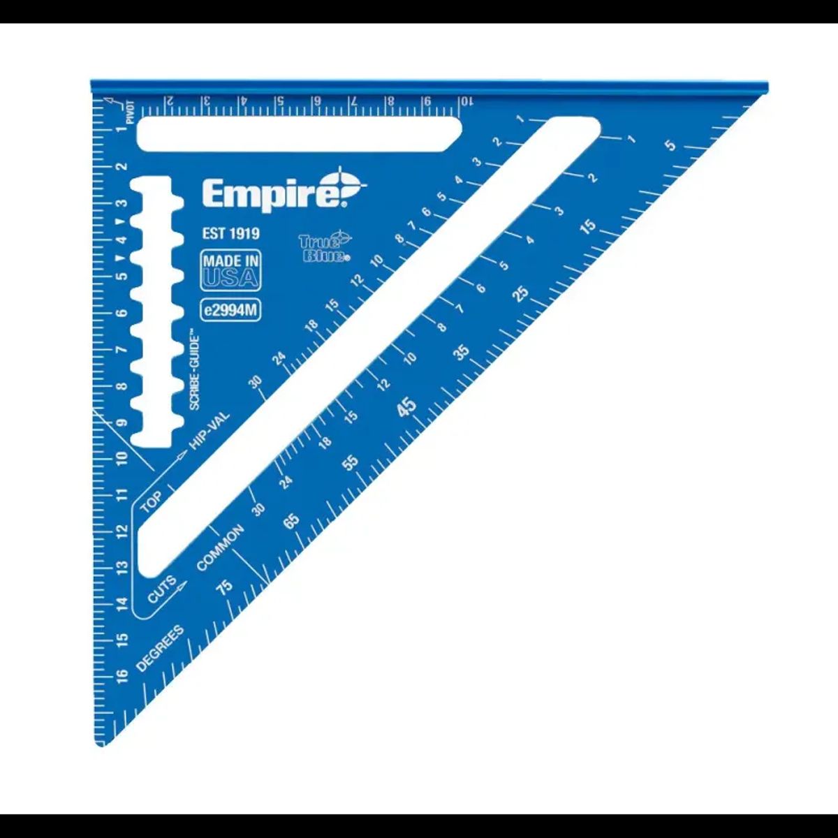 Empire True Blue ® snedkervinkel - 180 mm med metriske mål - e2994M