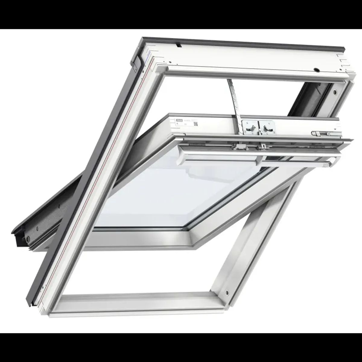 Velux Integra Elektrisk Hvid Polyuretan 78x118 3-lags Lav - GGU MK06 006821