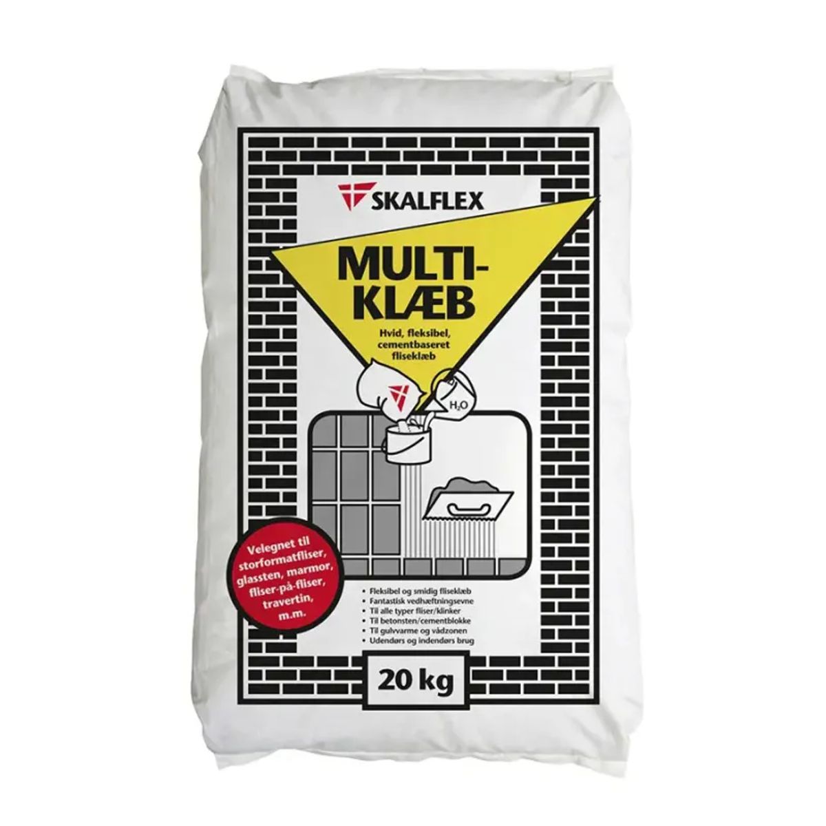 Skalflex Multiklæb 20kg