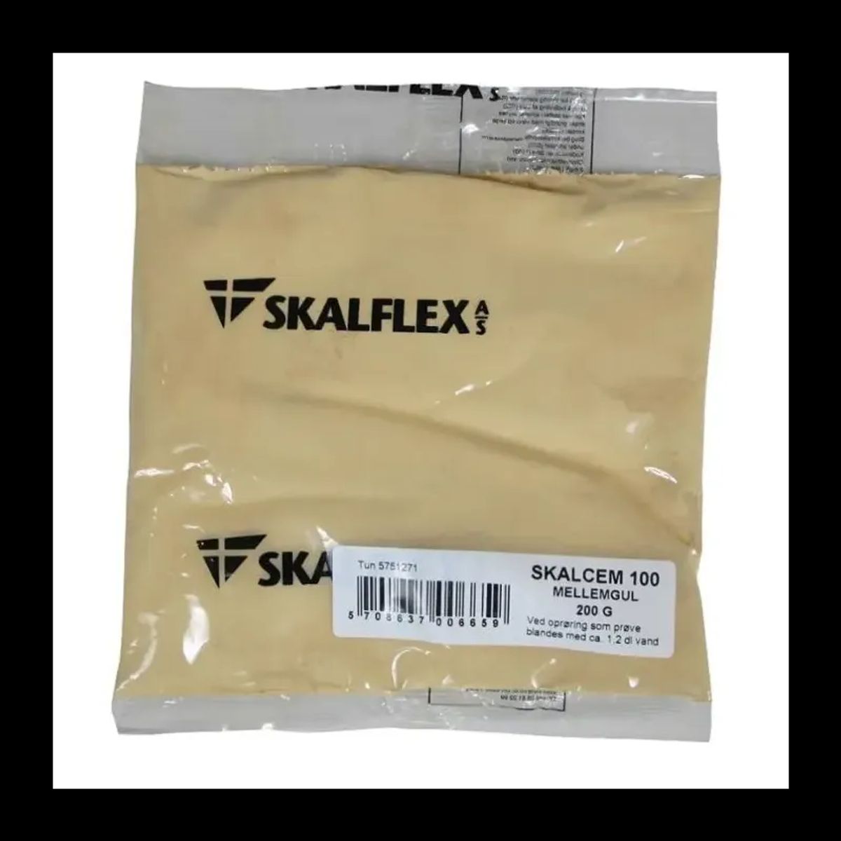 Skalflex Farveprøve Skalcem 100 Mellemgul 200g