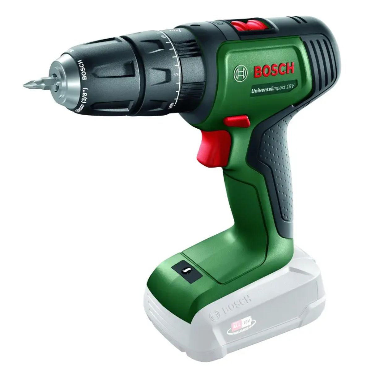 Bosch Akkuslagboremaskine Uni Impact 18V 1,5ah - 06039D4101