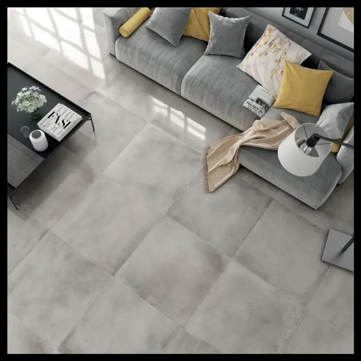 Dado Ceramica Basis Grey Rektangulær - 81x81 flise