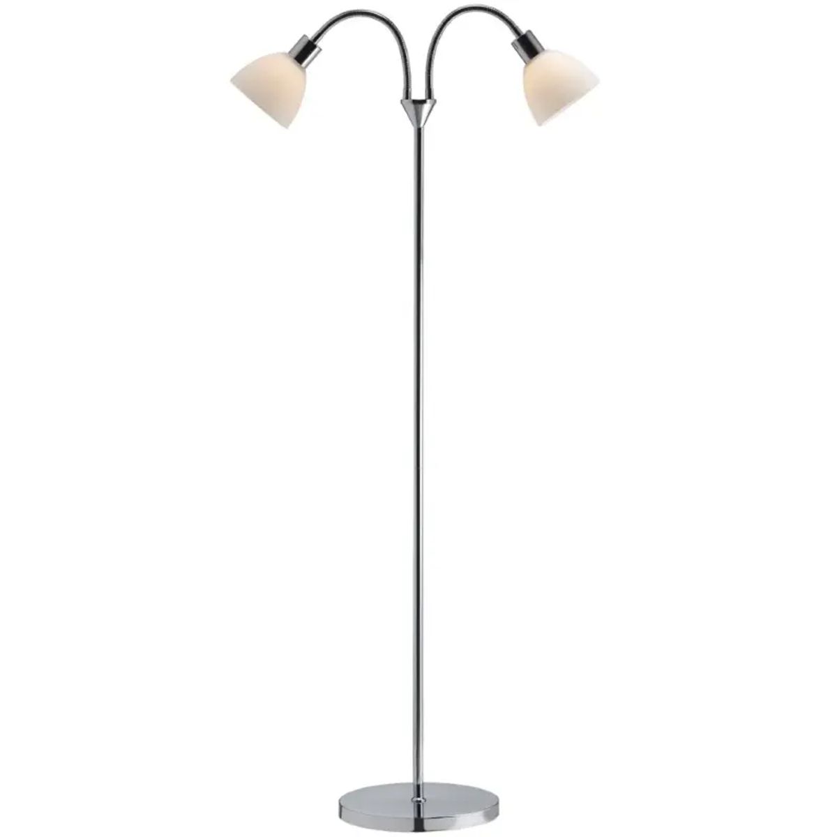 Nordlux Ray Double - Gulvlampe - Krom