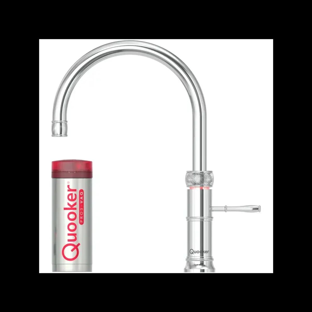 Quooker Classic Fusion Round 3i1 kogende vandhane m/PRO3-VAQE - Krom