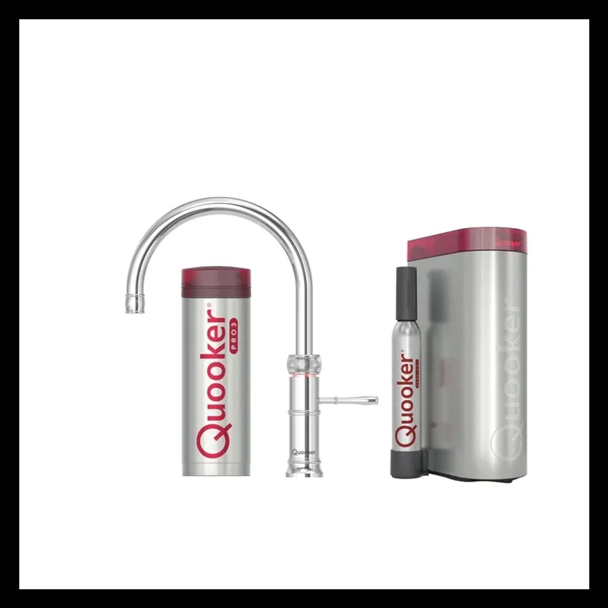 Quooker Classic Fusion Round Sæt M3l Krom Inkl. Pro3 & Cube Beholder