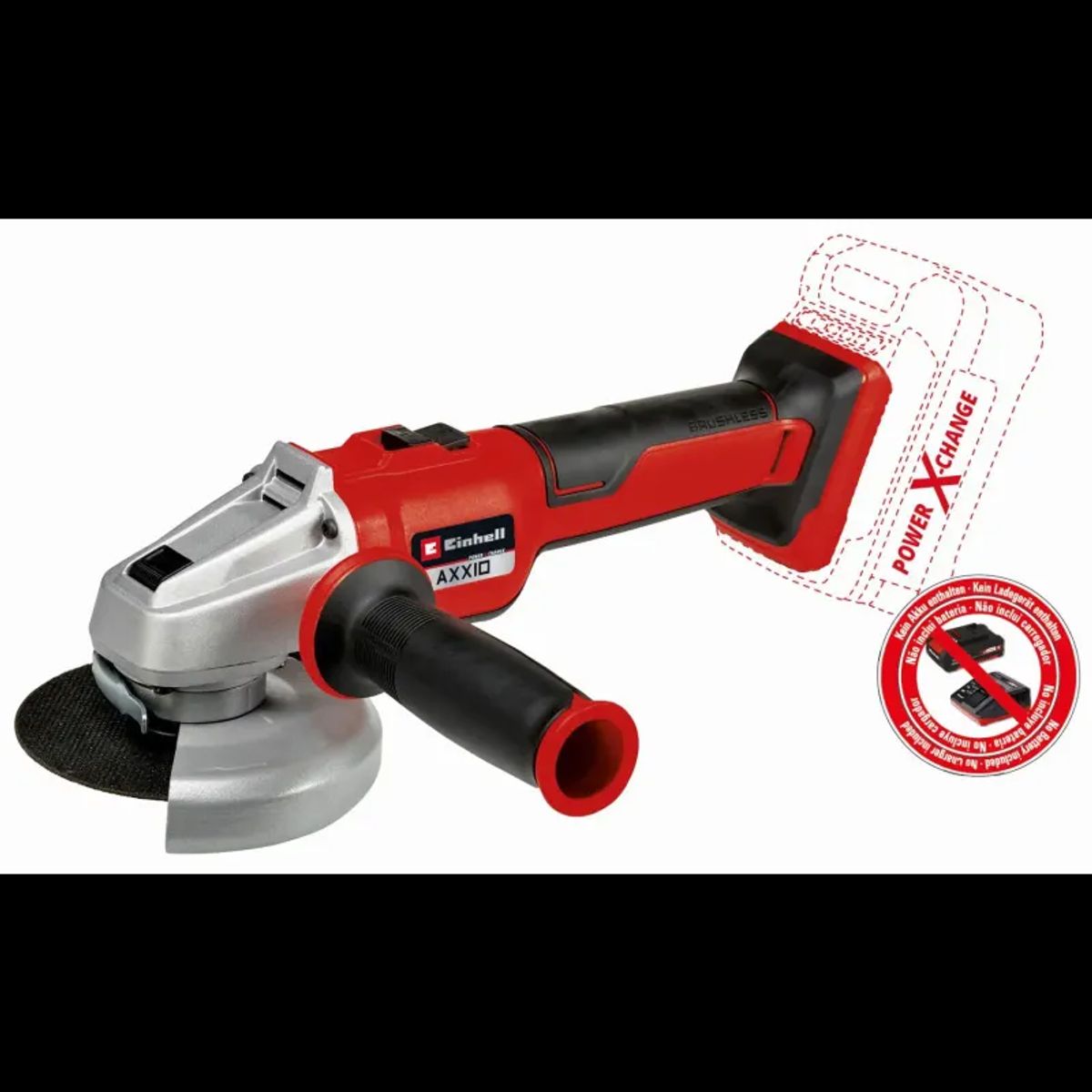 Einhell AXXIO 18/125 Q akku vinkelsliber 18V u/batteri og lader