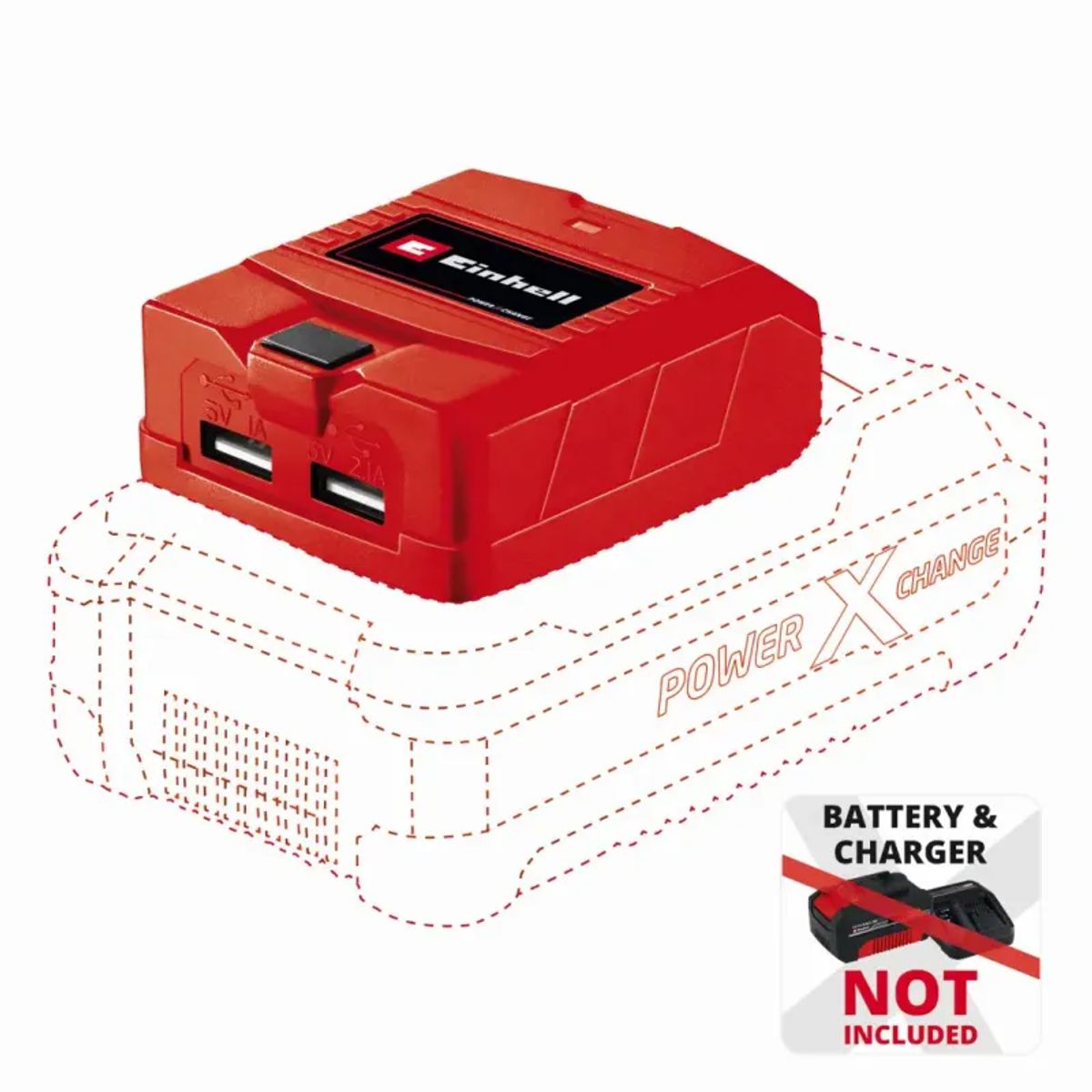 Einhell USB-adapter - TE-CP 18 Li USB-Solo - 4514120