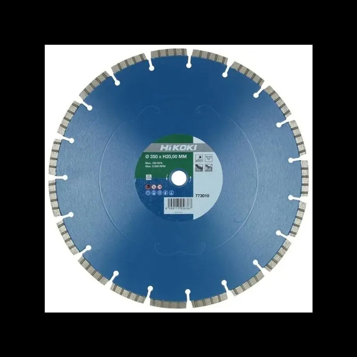 Hikoki Diamantblad Beton 350x25,4mm - 66773011