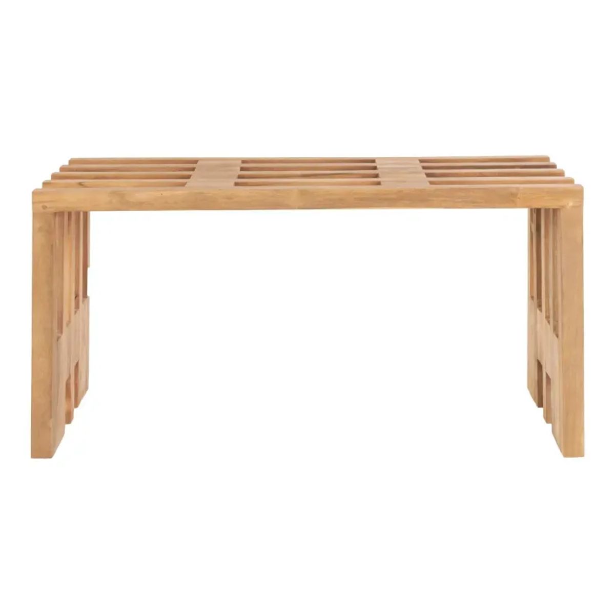 Bænk i teak 90x30 cm - 1401101.