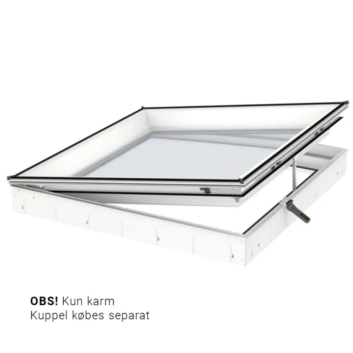 Velux *NY*integra Karm Elektrisk 3-lag 90x60 Hængslet På Langsiden - CVU 090060 0225QA