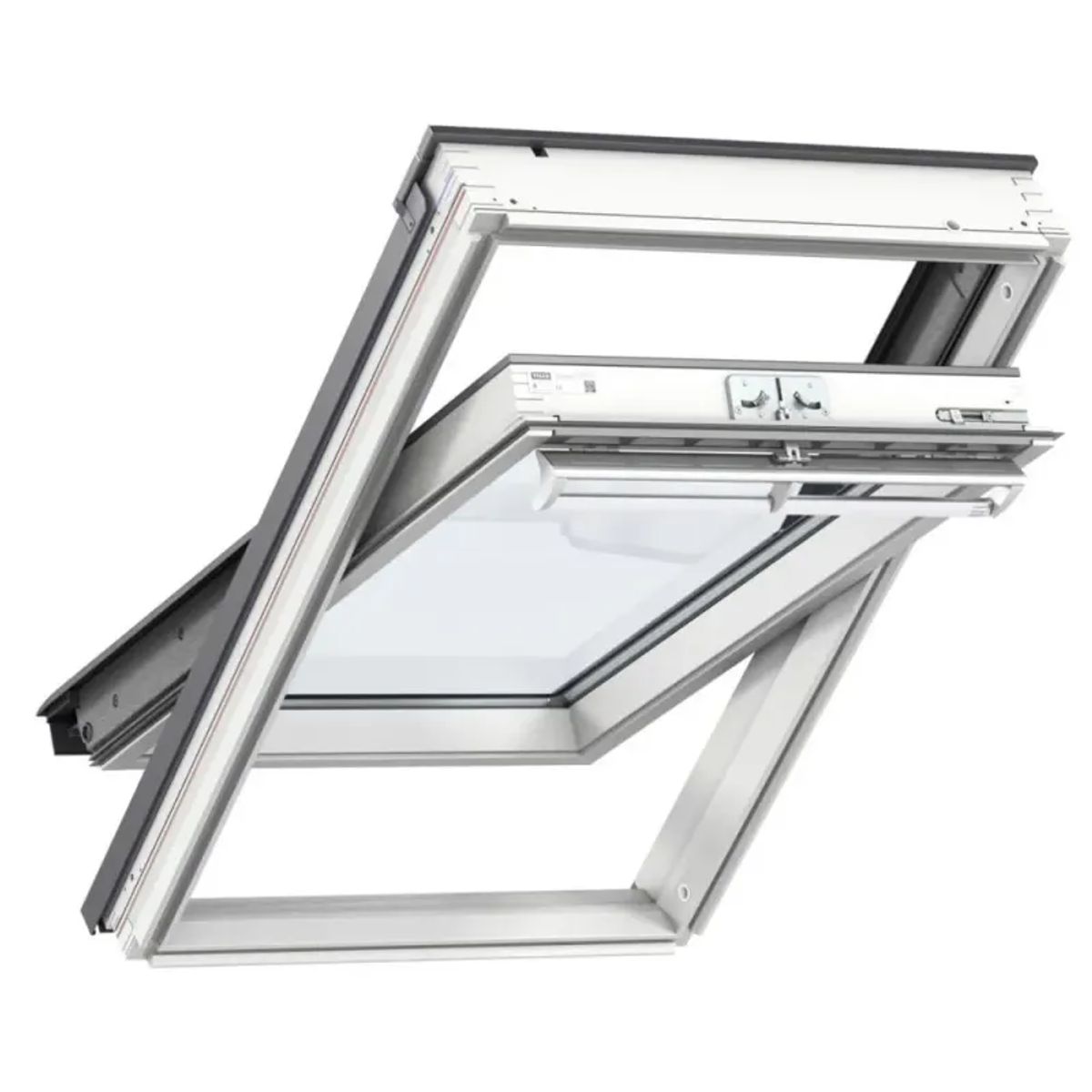 Velux vippevindue hvidmalet 55x70 3-lags lavenergi ggl ck01 2068