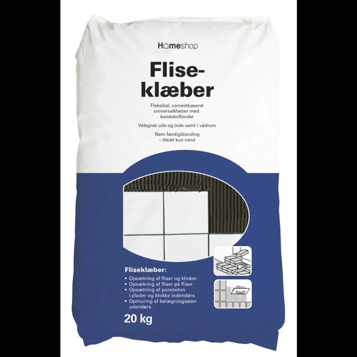 Skalflex Homeshop Fliseklæb 20 kg