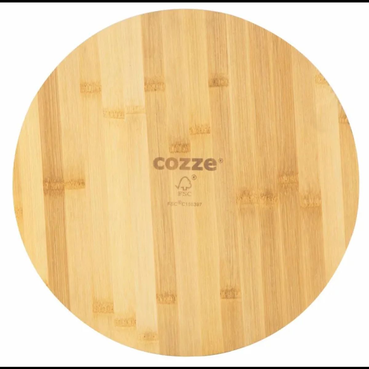 Cozze pizzaskærebræt 350 x 12mm Bambus træ - 90314