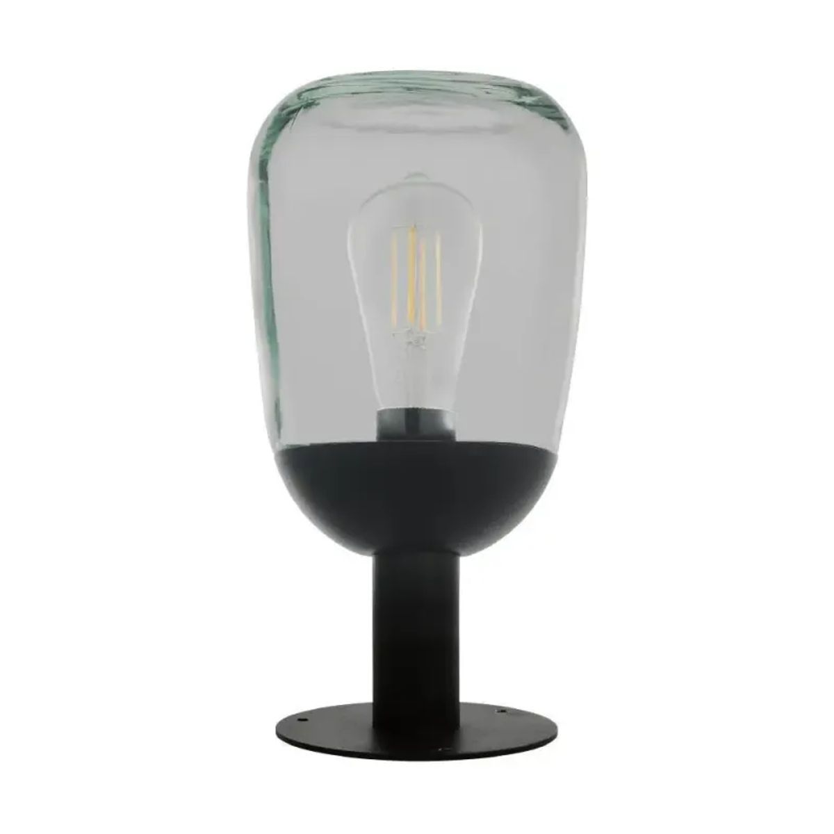 EGLO Donatori Ude Stander H310 E27 Sort/klar - Udendørslampe - 98702