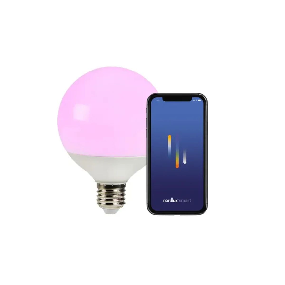 Nordlux Smart E27 - G95 Colour - 2200-6500 Kelvin - 1055 Lumen - Pære - Hvid