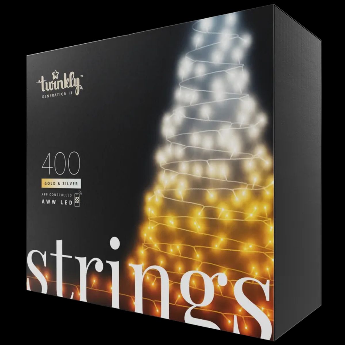 Twinkly Light Lyskæde String 400LED AWW Gen II