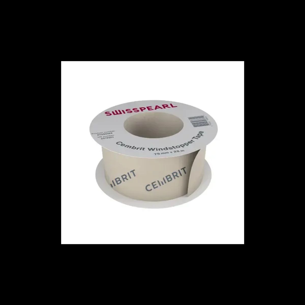 Swisspearl Windstopper Tape - 75mmx25m