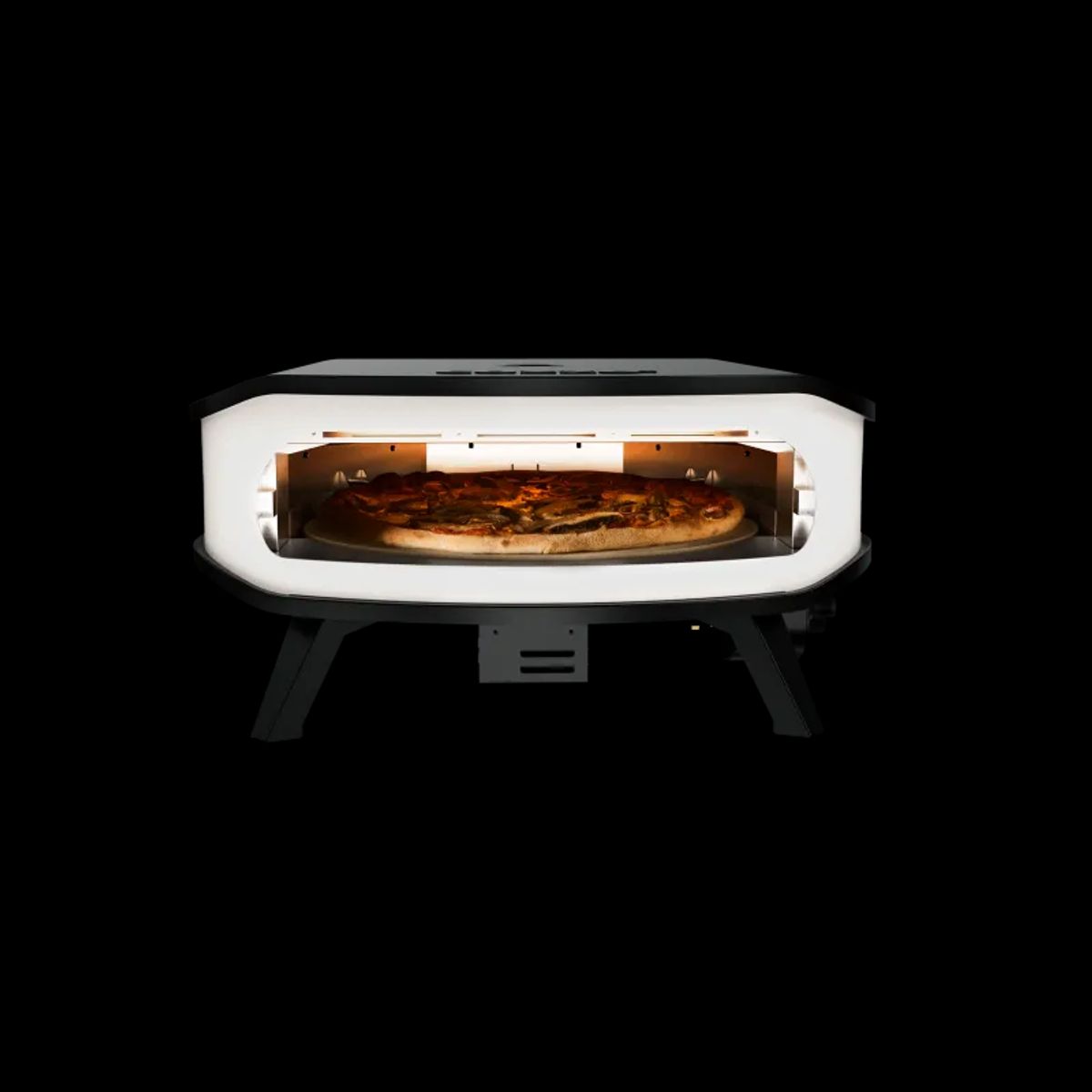 Cozze 17" Pizzaovn med Rotate m. Roterbar pizzasten, led-lys og dør