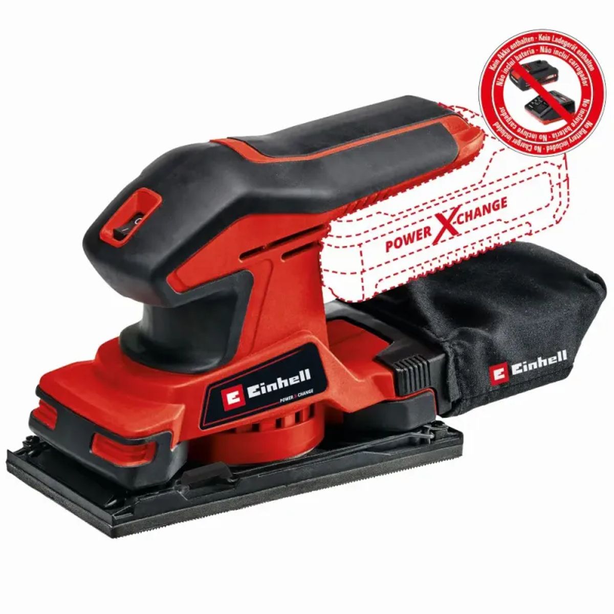 Einhell TC-OS 18/187 Li Akku-rystepudser 18V u/batteri og lader