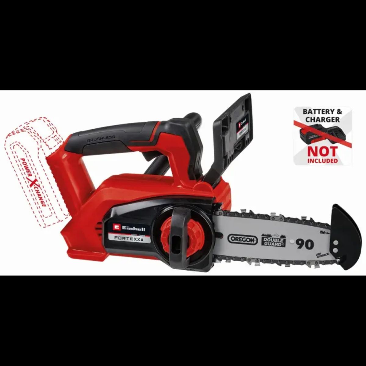 Einhell FORTEXXA 18/20 TH akku motorsav med topgreb u/batteri og lader