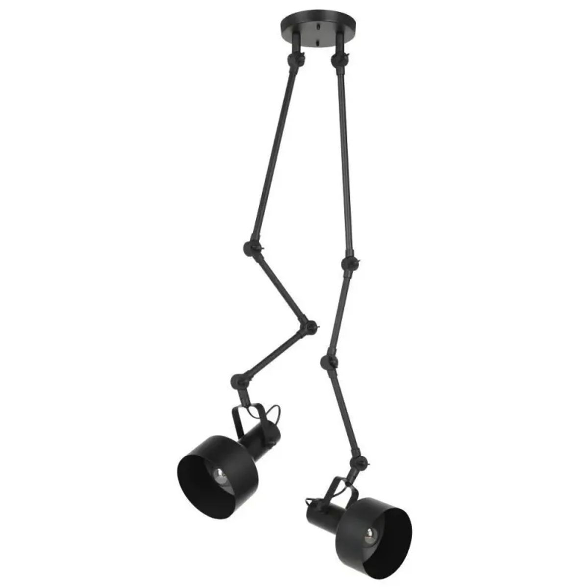 EGLO Takeley Loft 2xe27 H1260 Sort - Loftlampe - 43562