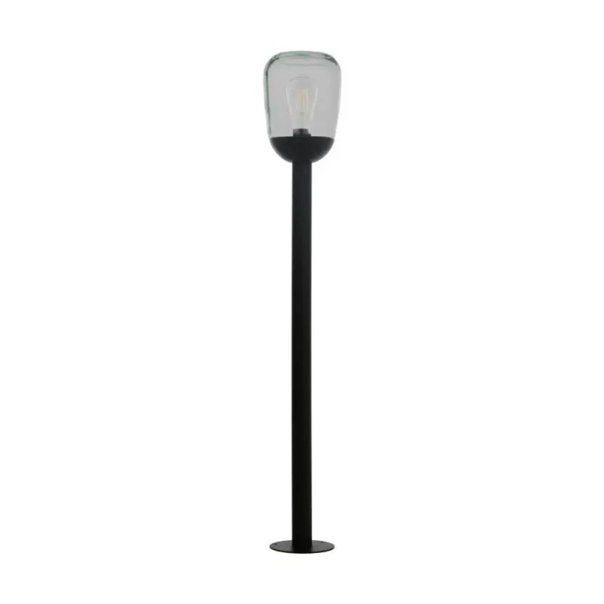 EGLO Donatori Ude Stander H990 E27 Sort/klar - Udendørslampe - 98703