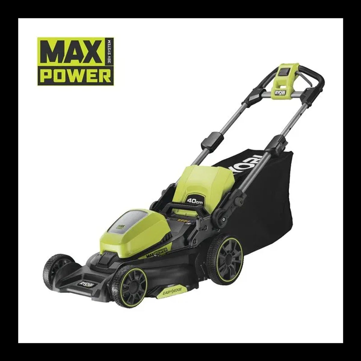 Ryobi Plæneklipper 40 cm MAX POWER 36V - RY36LM40A-0