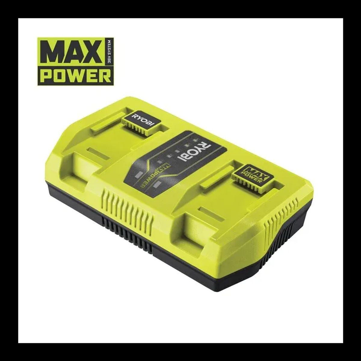 Ryobi 36v Max Power Dobbeltlader Ry36c2pa