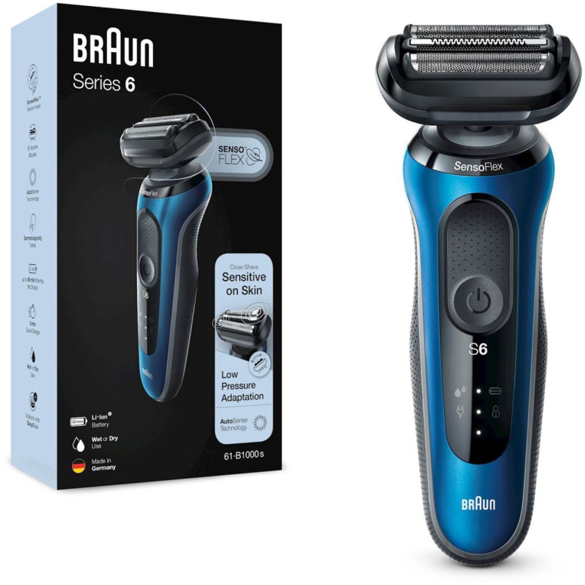 Braun 61-B1000s Blue Herreshaver