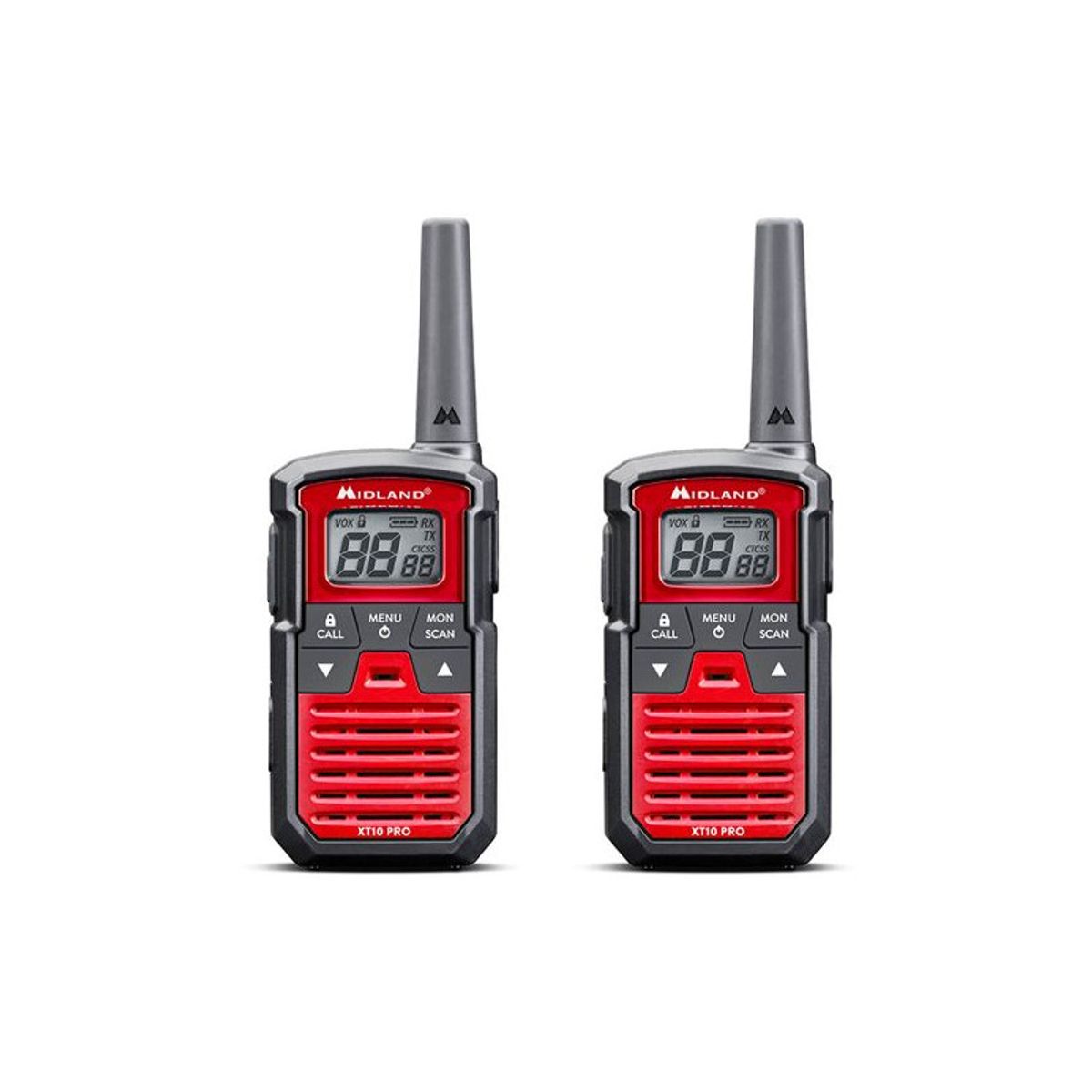 MIDLAND XT10 Pro Black/Red Walkie Talkie