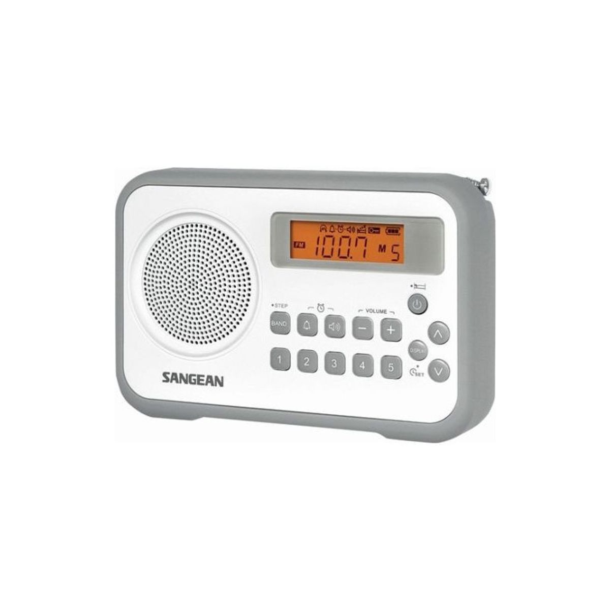 Sangean PRD18, hvid FM/AM Stereo digital Radio