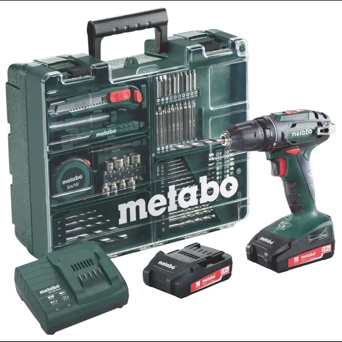 Metabo Bore/skruemaskine BS 18 10 Mm 2x2,0 Workshop