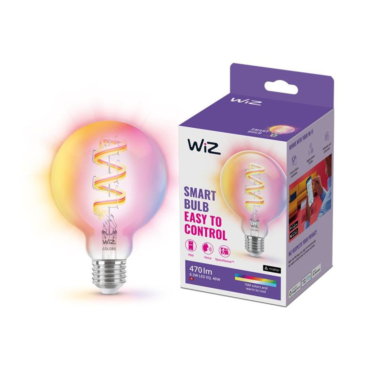 WiZ Bulb Filament Color - E27 G95