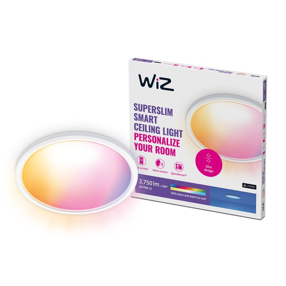 WiZ Ceiling 32W W 27-65K RGB