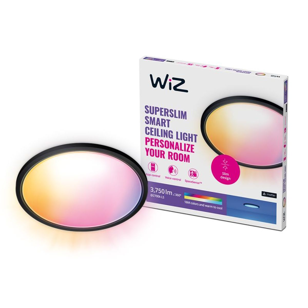 WiZ Ceiling 32W B 27-65K RGB