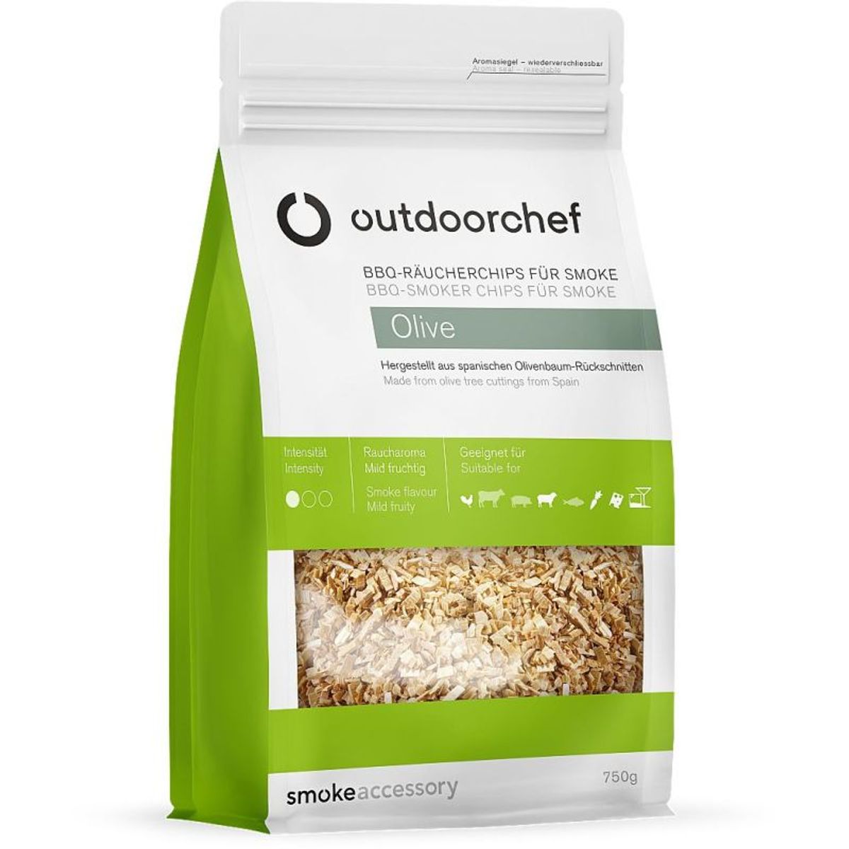 Outdoorchef Rygechips oliventræ - 14.523.19 - Rygechips fra Spanien