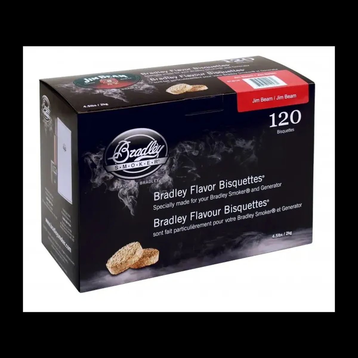 Bradley Jim Beam Bisquettes 120 stk.