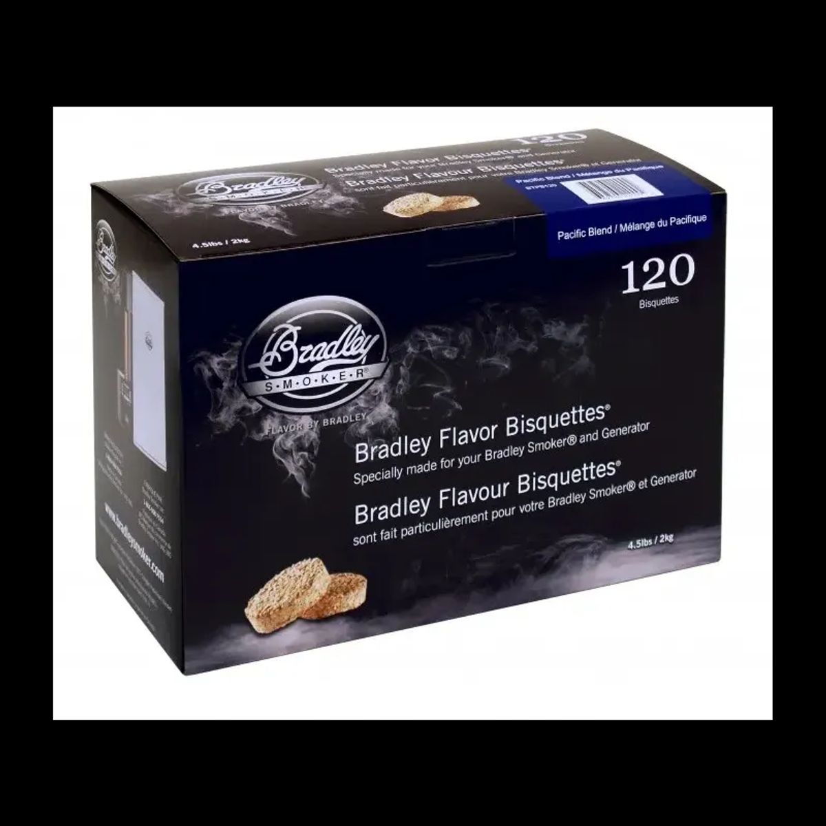 Bradley Pacific Blend Bisquettes 120 stk. - Udg.