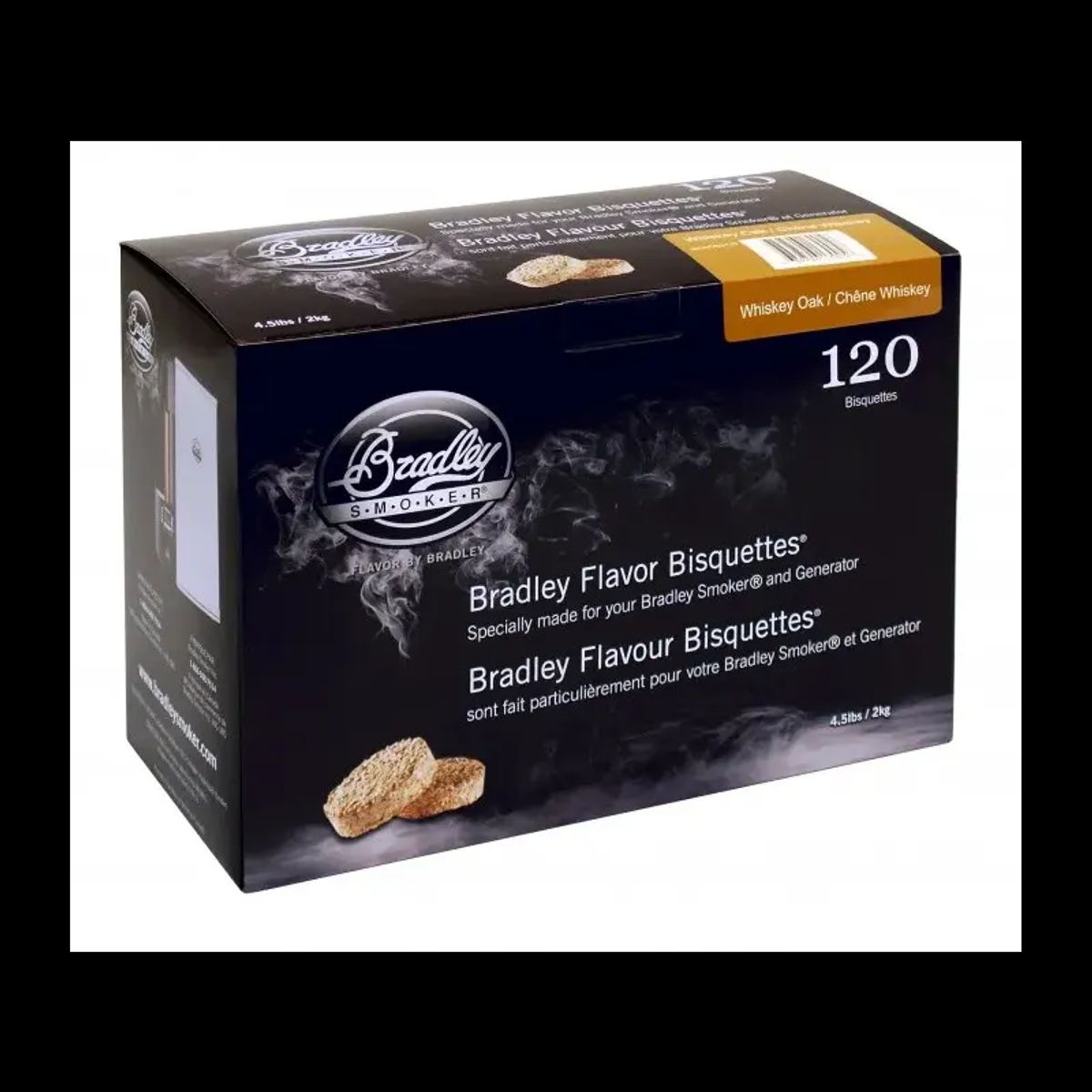 Bradley Whiskey Oak Bisquettes 120 stk.