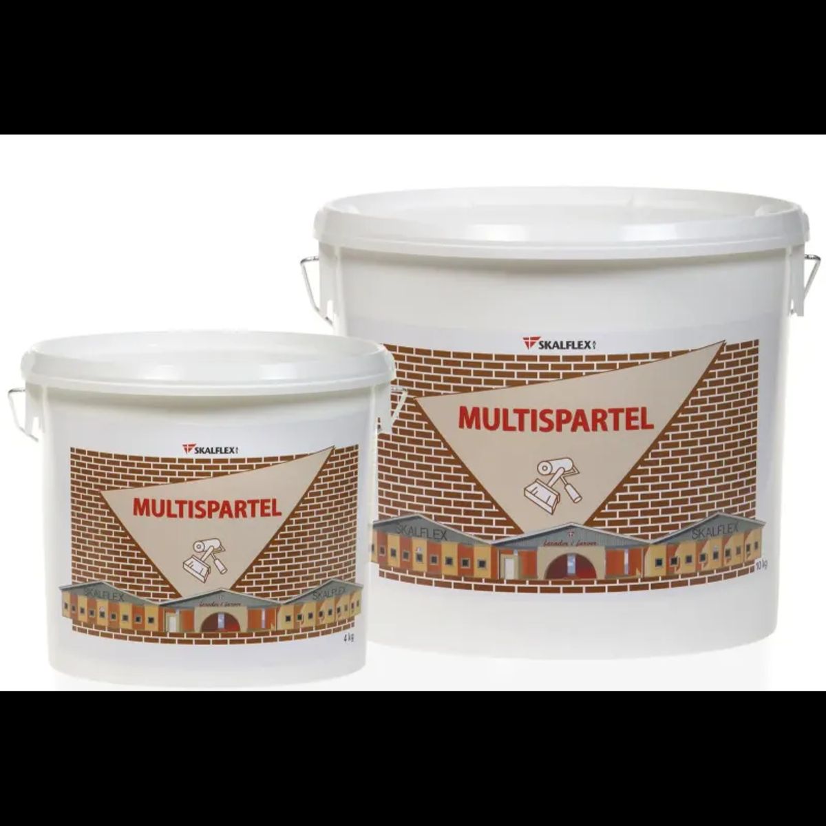 Skalflex Spartelmasse - Multispartel Hvid 4kg