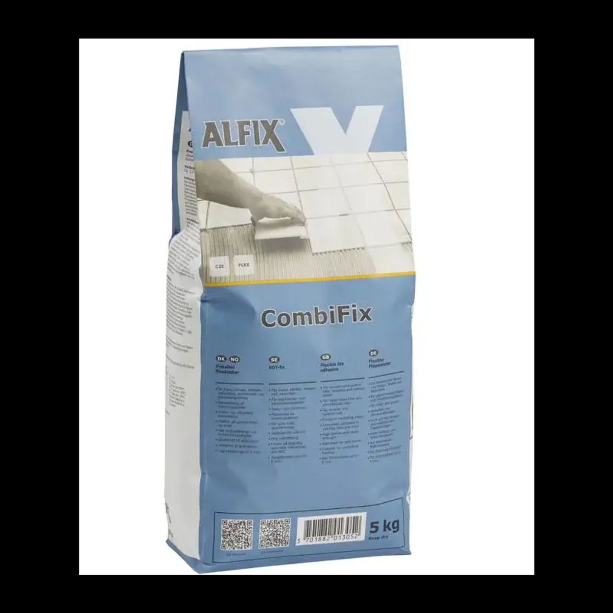 Alfix Combifix Flexklæber Grå - 5 Kg