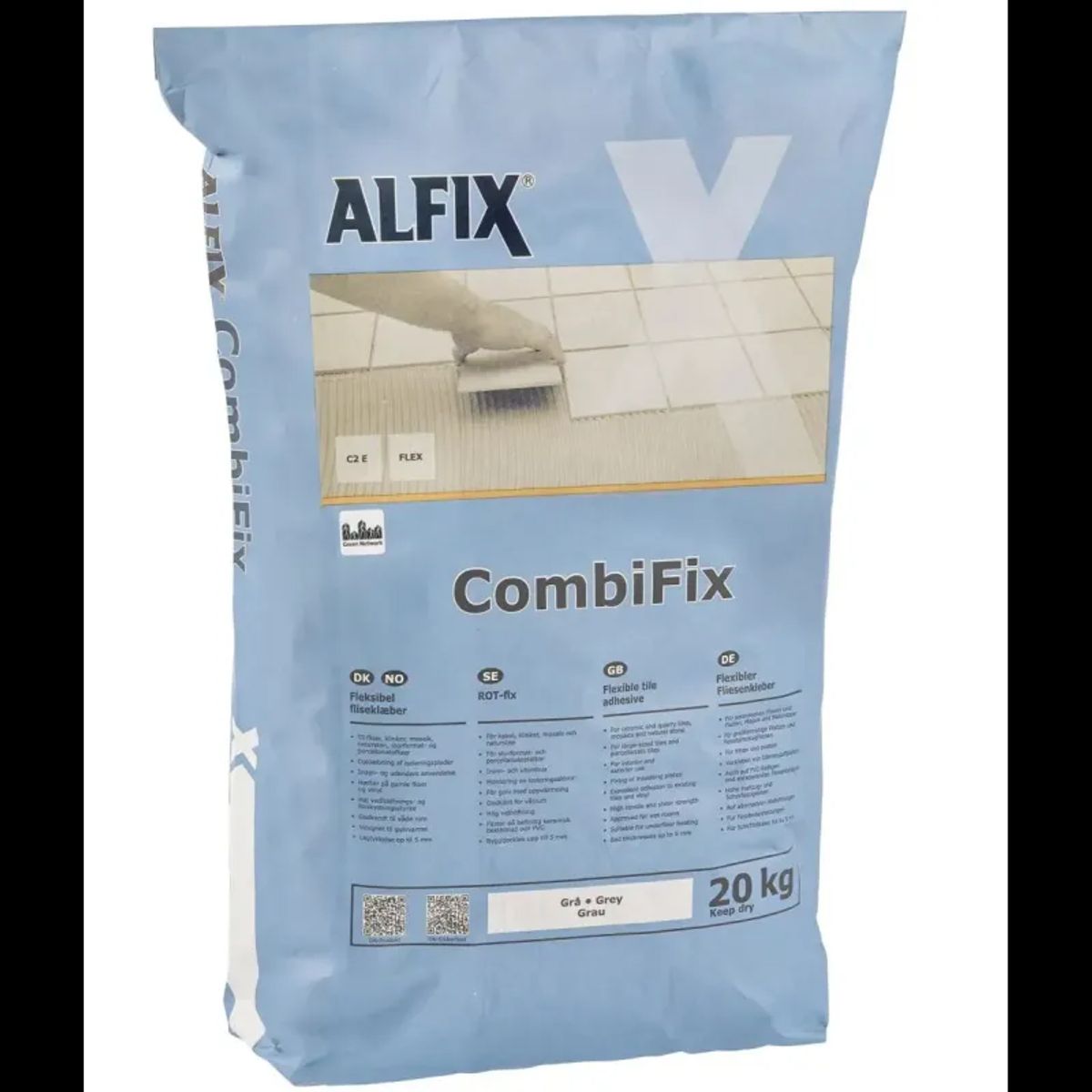 Alfix CombiFix Fleksibel Fliseklæber 20 kg