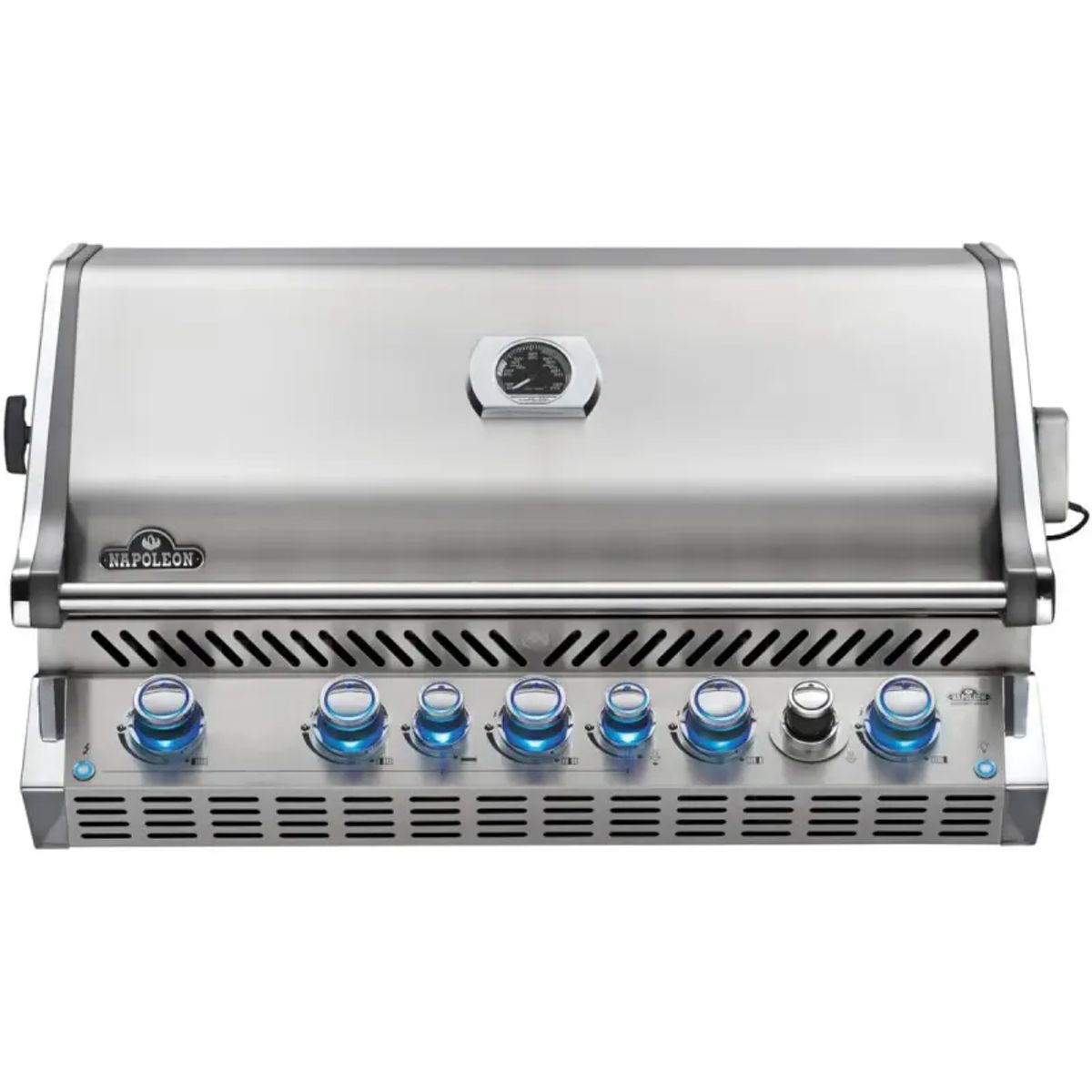 Napoleon Prestige Pro 665 Indbygningsgrill, smoker tray, 5 bundbrændere, rustfri - BIPRO665RBPSS-3