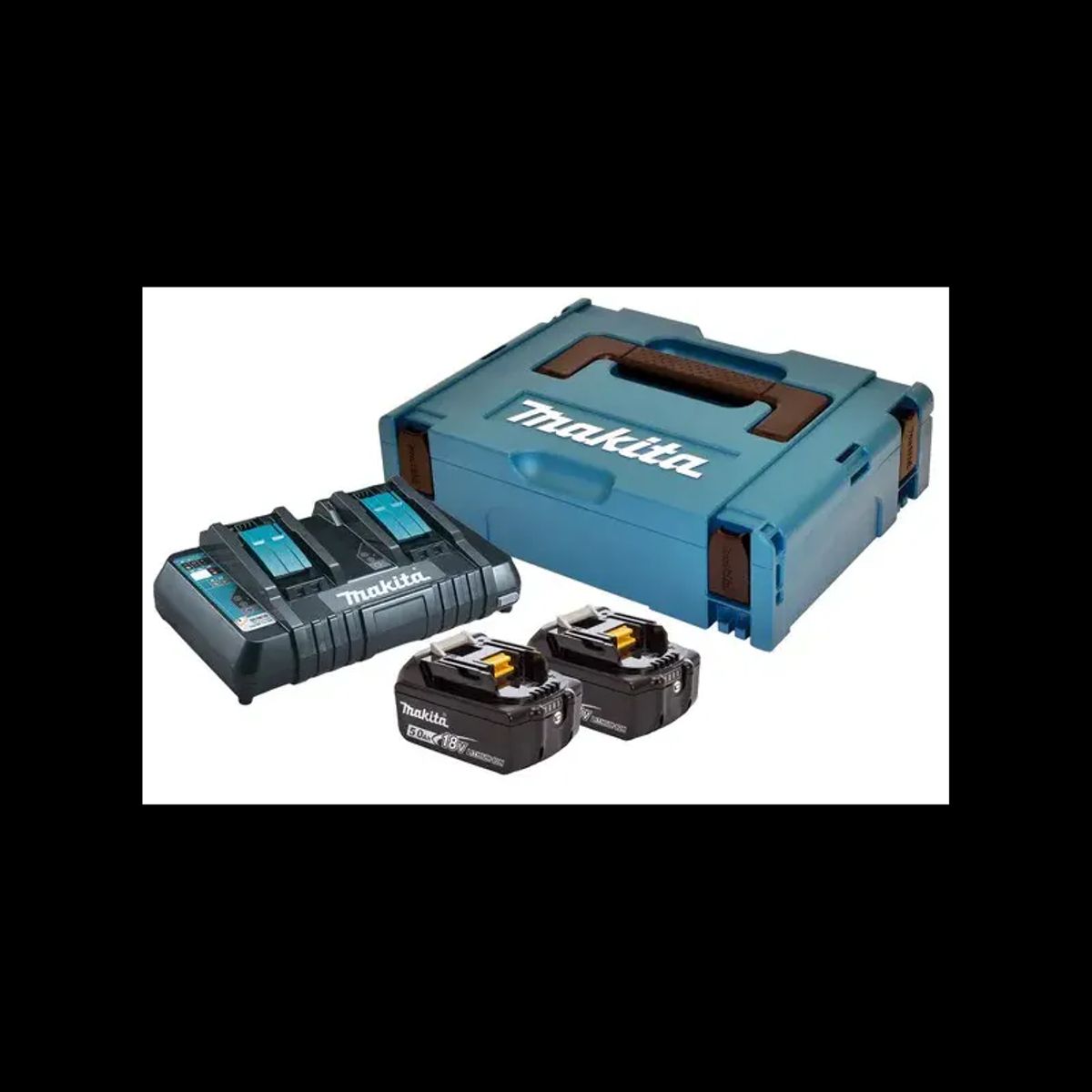 Makita Batteripakke 2 X Bl1850b + Dc18rd - 197629-2