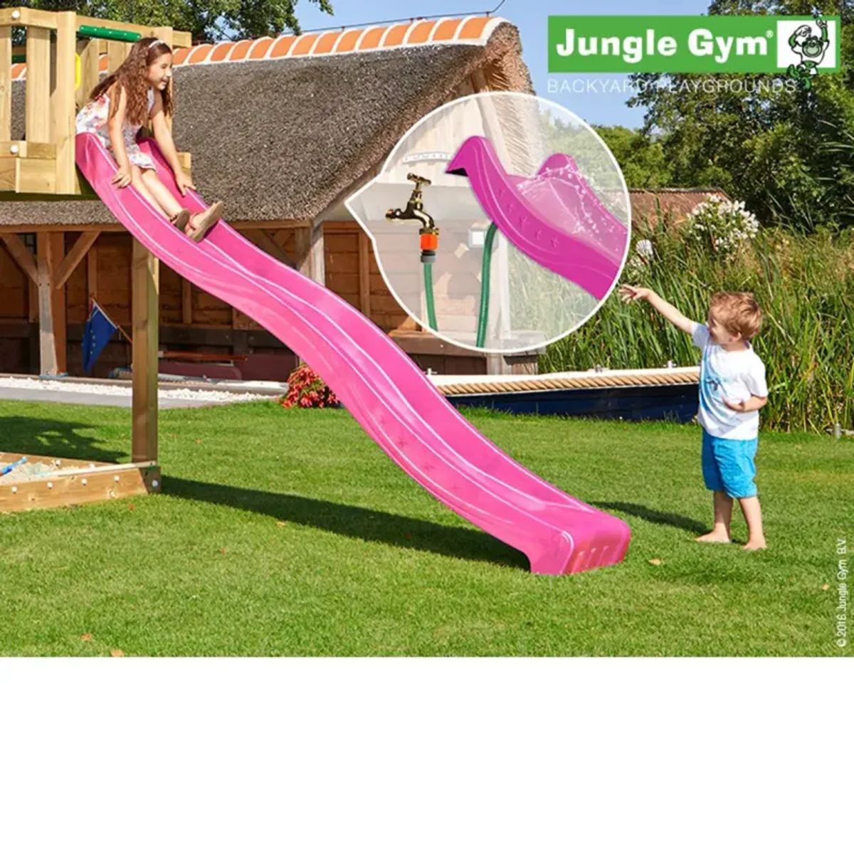 Jungle Gym Rutschebane Violet 2,65 Meter