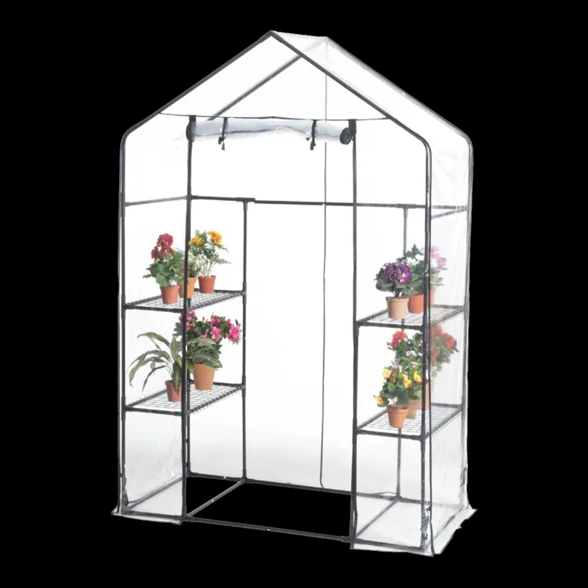 HORTUS Plast Drivhus, Stor 143x73x195 Cm