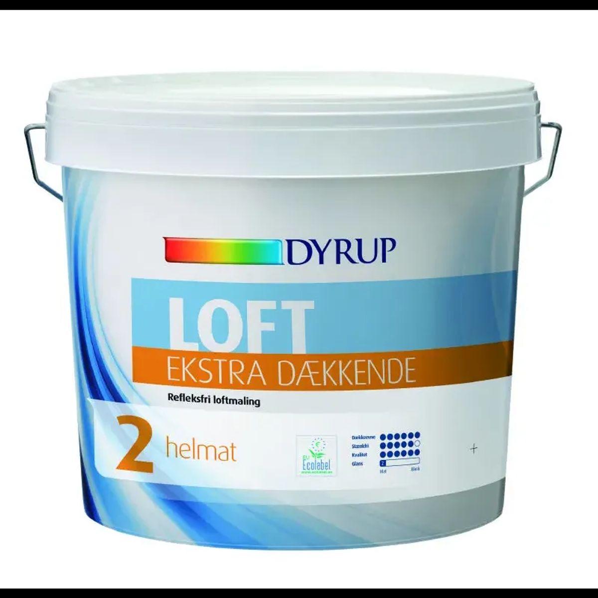 Dyrup Loft 02 Ekstra Dækkende Hvid - 4,5lt