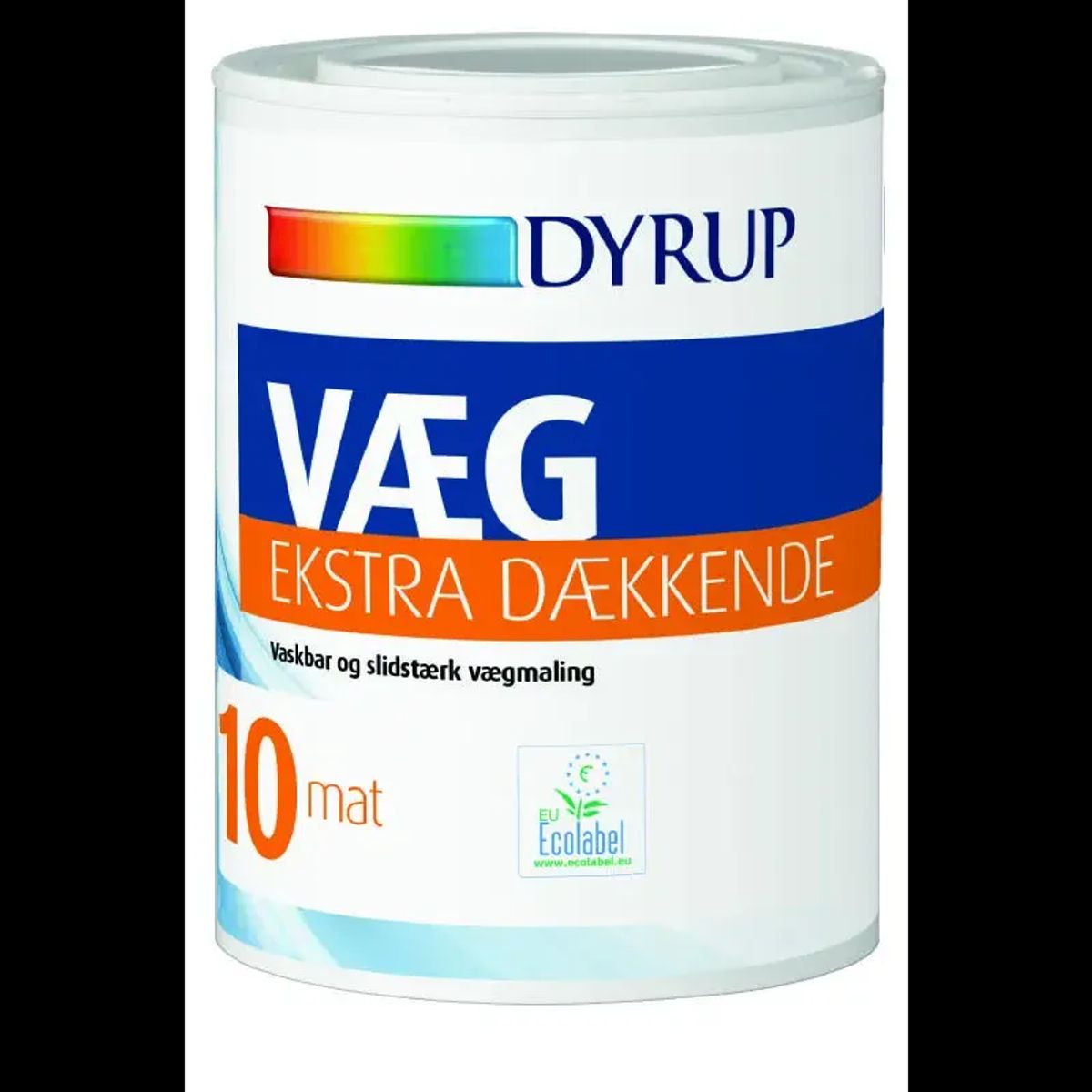 Dyrup Væg 10 - Ekstra Dækkende Hvid - 0,75lt