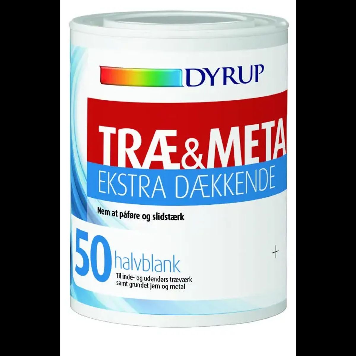 Dyrup Træ & Metal 50 Ekstra Dækkende Sort - 0,75lt